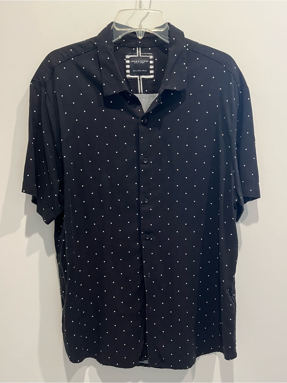 Denim & Flower short sleeve shirt